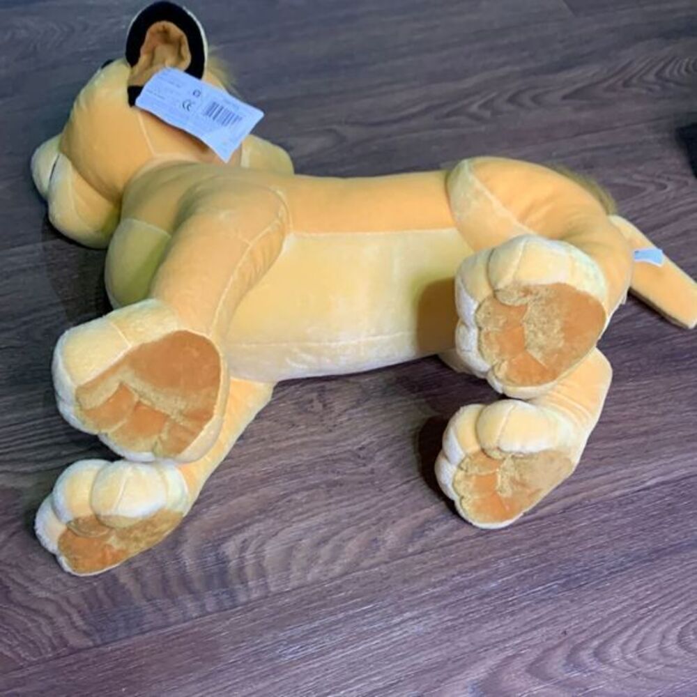 Disney simba 22” plush. Stuffed animal The Lion King big cat Y2K 2000 - Picture 5 of 6